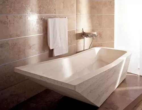 BAÑERA CALIZA MOKA
