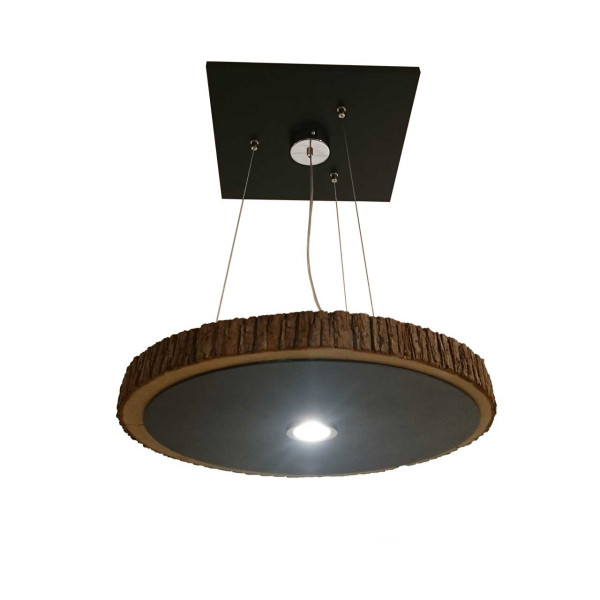 Lámpara de madera rodaja de tronco Runa 8410-9903