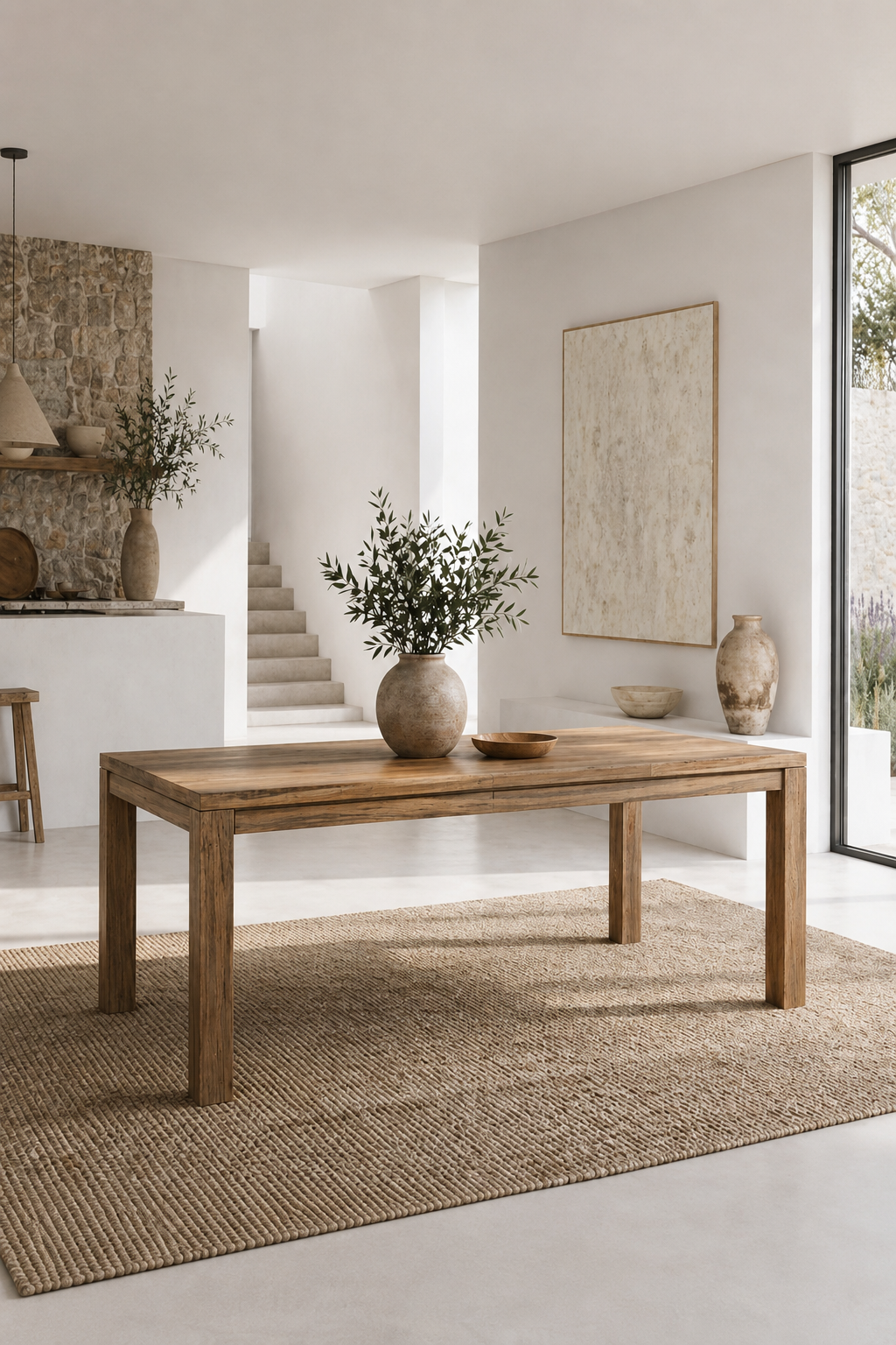 MESA DE COMEDOR MADERA DISEÑO NUSA