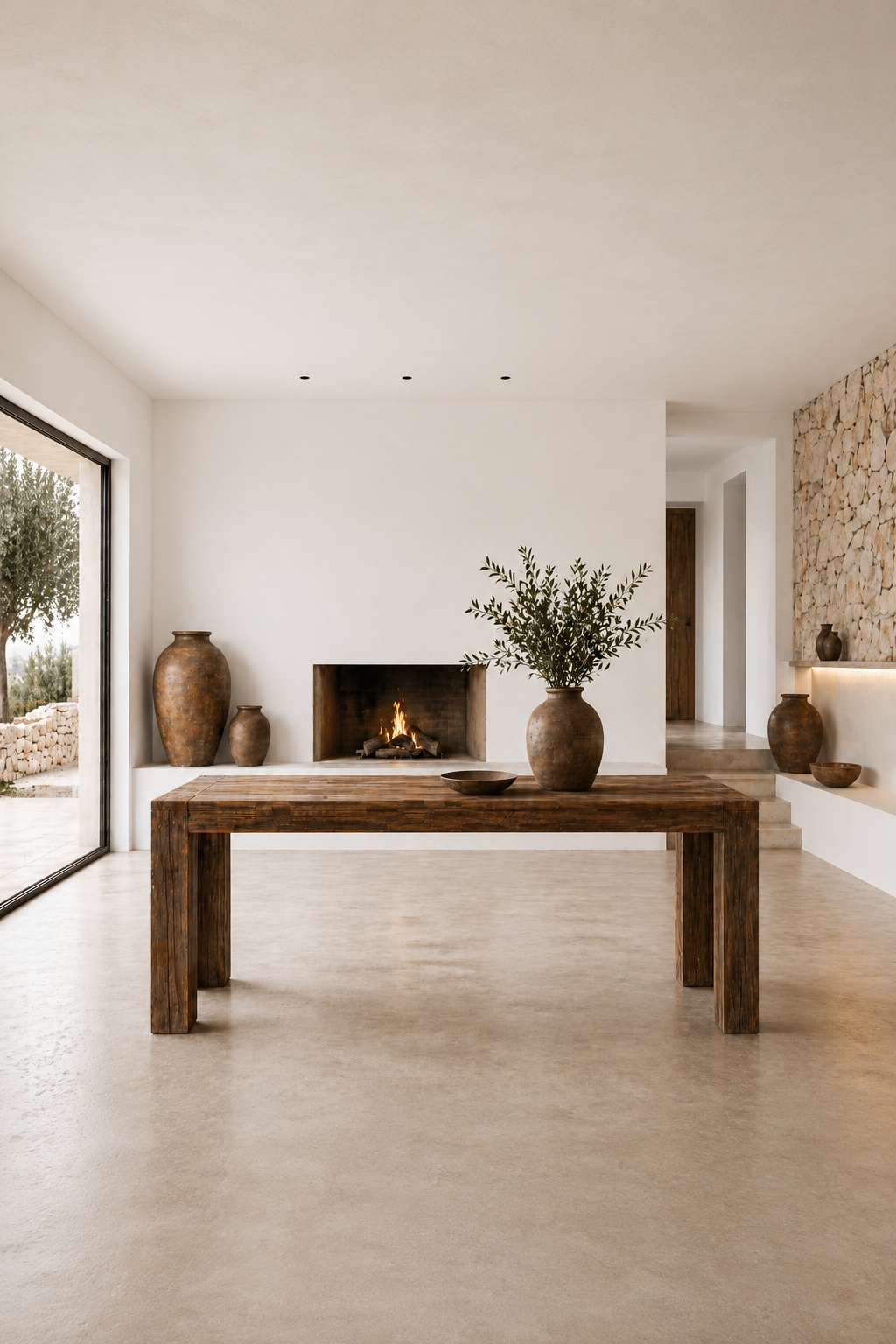 MESA DE COMEDOR MADERA MACIZA NORA