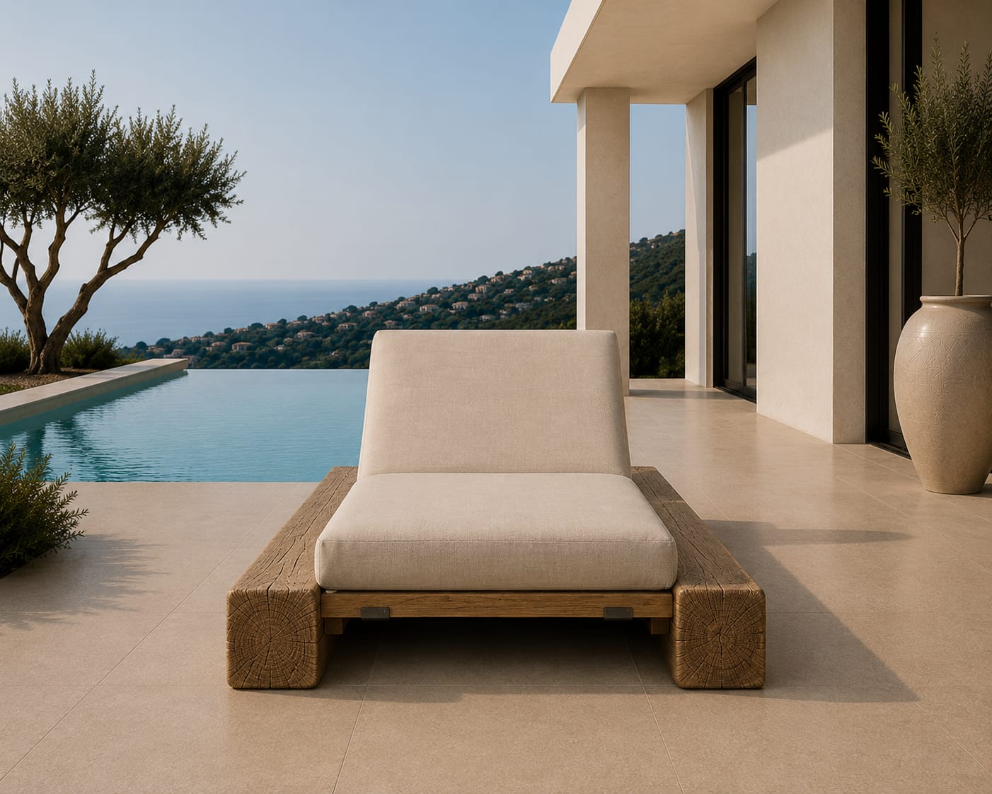 TUMBONA DE MADERA OUTDOOR