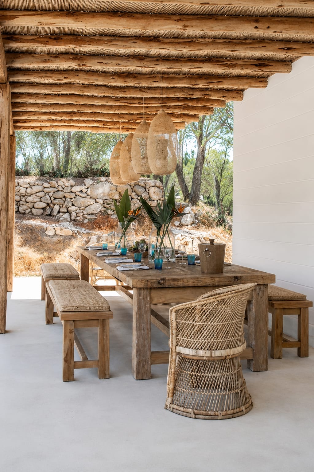 MESA DE COMEDOR RÚSTICA